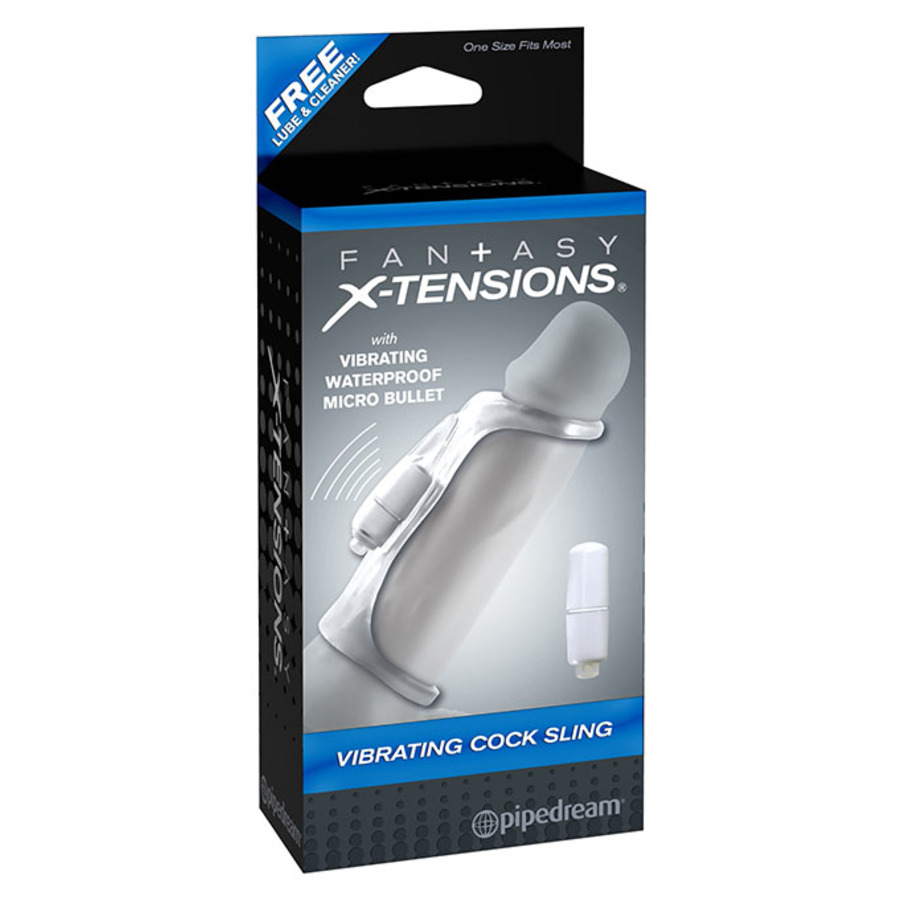 Fantasy X-tensions - Vibrating Cock Sling Sleeve Toys for Him