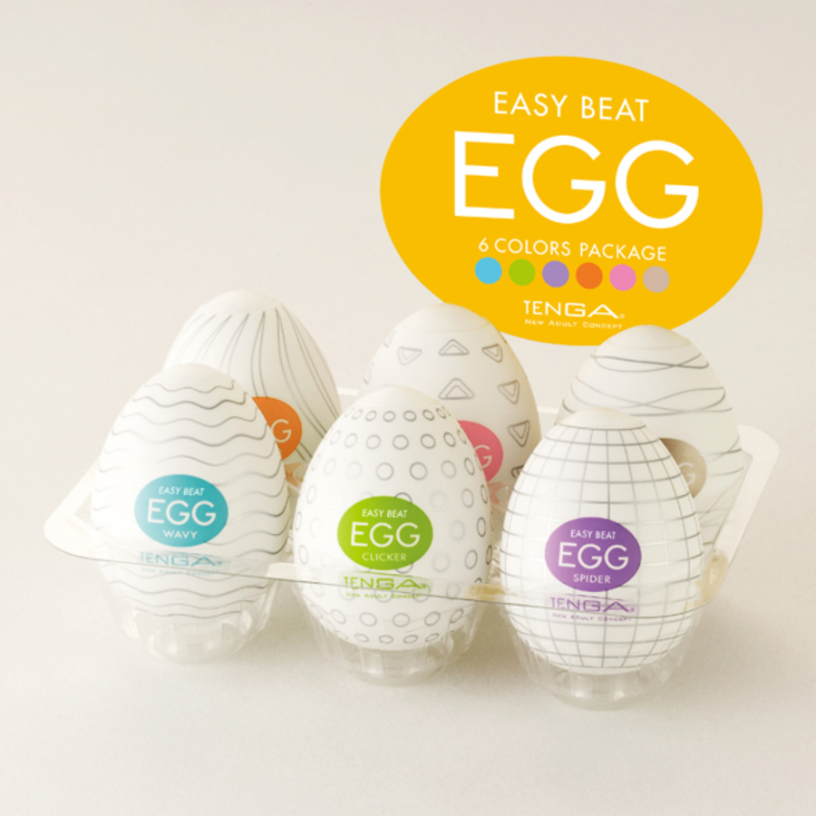 Tenga - Egg 6 Verschillende Serie Masturbators Toys for Him