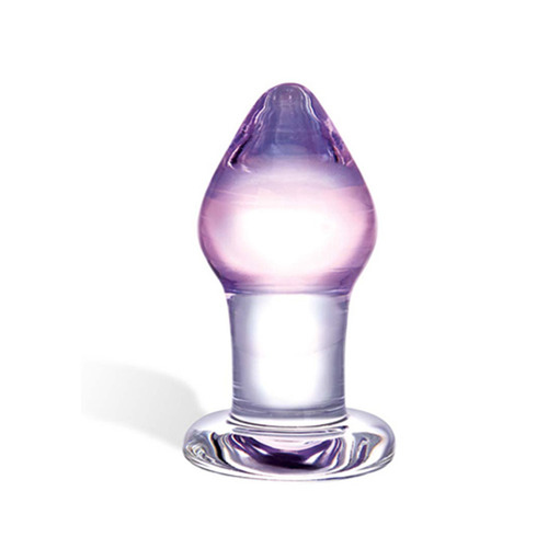 Gläs - Amethyst Rain Glazen Butt Plug Gläs - Amethyst Rain Glazen Butt Plug