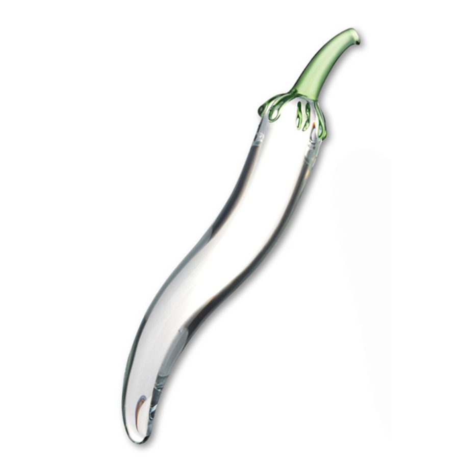 Gläs - Glass Naturals Chili Pepper Glass Dildo Toys for Her