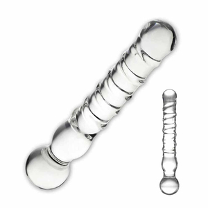 Gläs - Joystick Clear Glass Dildo Toys for Her