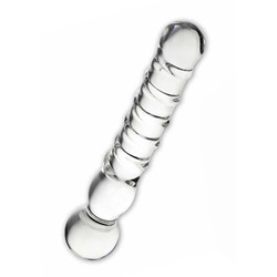 Gläs - Joystick Clear Glazen Dildo Gläs - Joystick Clear Glazen Dildo Vrouwen Speeltjes