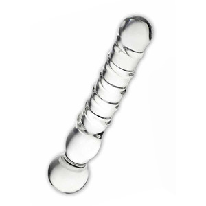 Gläs - Joystick Clear Glass Dildo Toys for Her