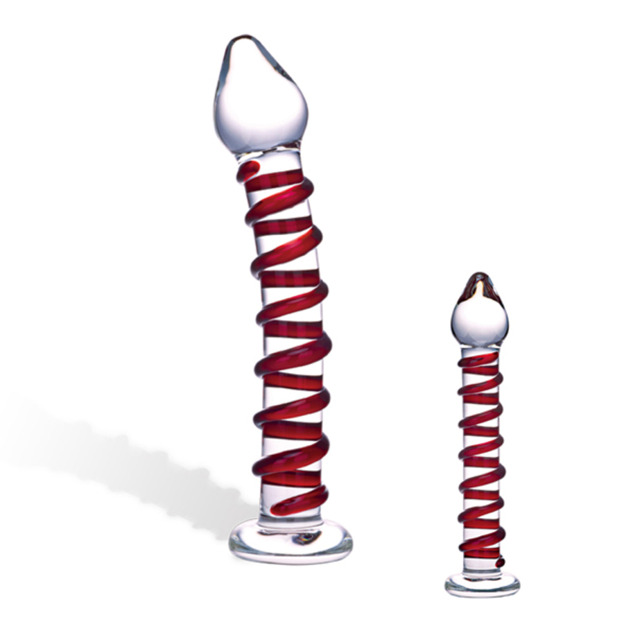 Gläs - Mr. Swirly Glass Dildo Toys for Her