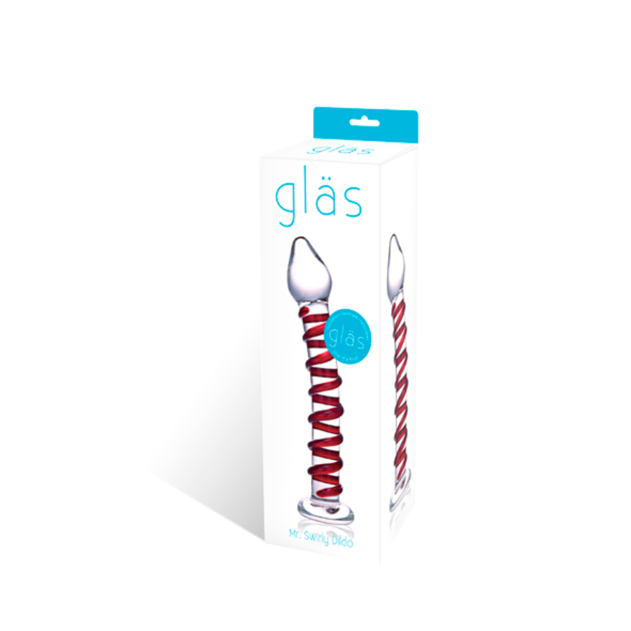 Gläs - Mr. Swirly Glazen Dildo Vrouwen Speeltjes