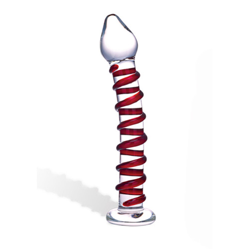 Gläs - Mr. Swirly Glazen Dildo Gläs - Mr. Swirly Glazen Dildo