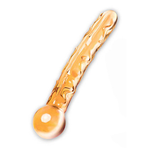 Gläs - Orange Tickler Glass Dildo Toys for Her