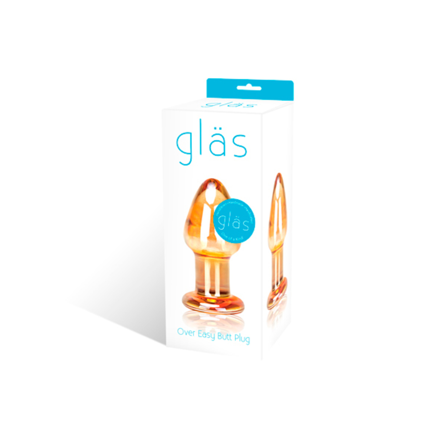 Gläs - Over Easy Glazen Butt Plug Vrouwen Speeltjes