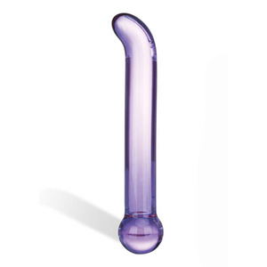 Gläs - Purple Glass G-Spot Tickler Toys for Her