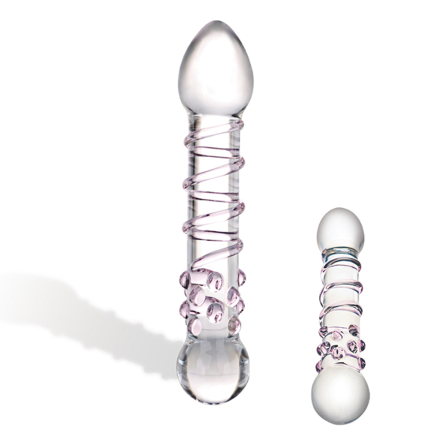 Gläs - Spiral Staircase Full Glass Dildo Toys for Her