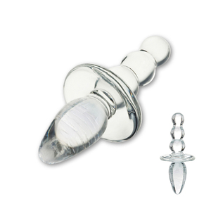 Gläs - Titus Beaded Glass Butt Plug Toys for Her