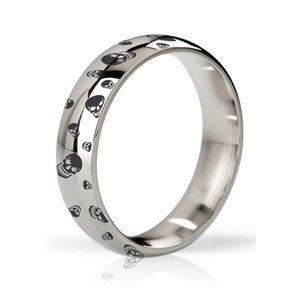 Mystim - His Ringness Earl Polished & Engraved Metal Ring Toys for Him Mystim - His Ringness Earl Polished & Engraved Metal Ring Toys for Him