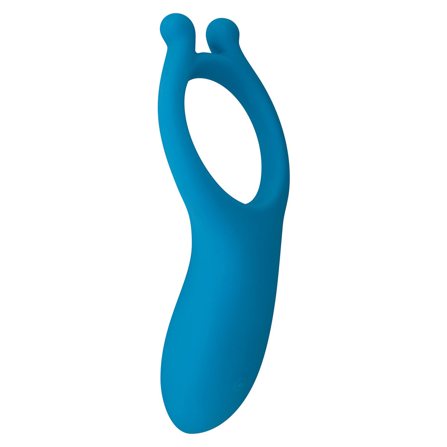 ToyJoy - Hero Vibrerende USB Stellen Cock Ring Blauw Mannen Speeltjes