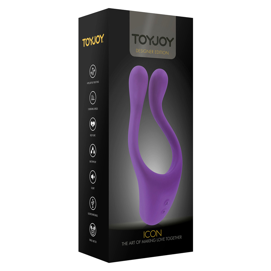 ToyJoy - Icon USB Stellen Massager Paars Vrouwen Speeltjes
