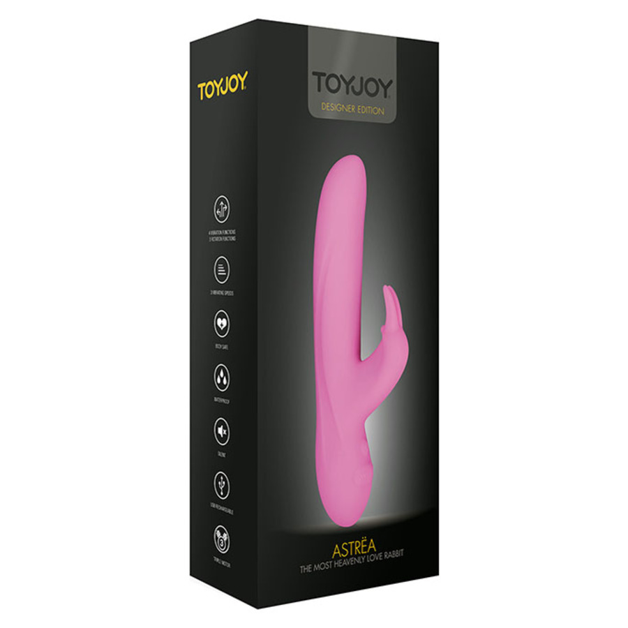 ToyJoy - Astrea USB Oplaadbare Rabbit Vibrator Vrouwen Speeltjes