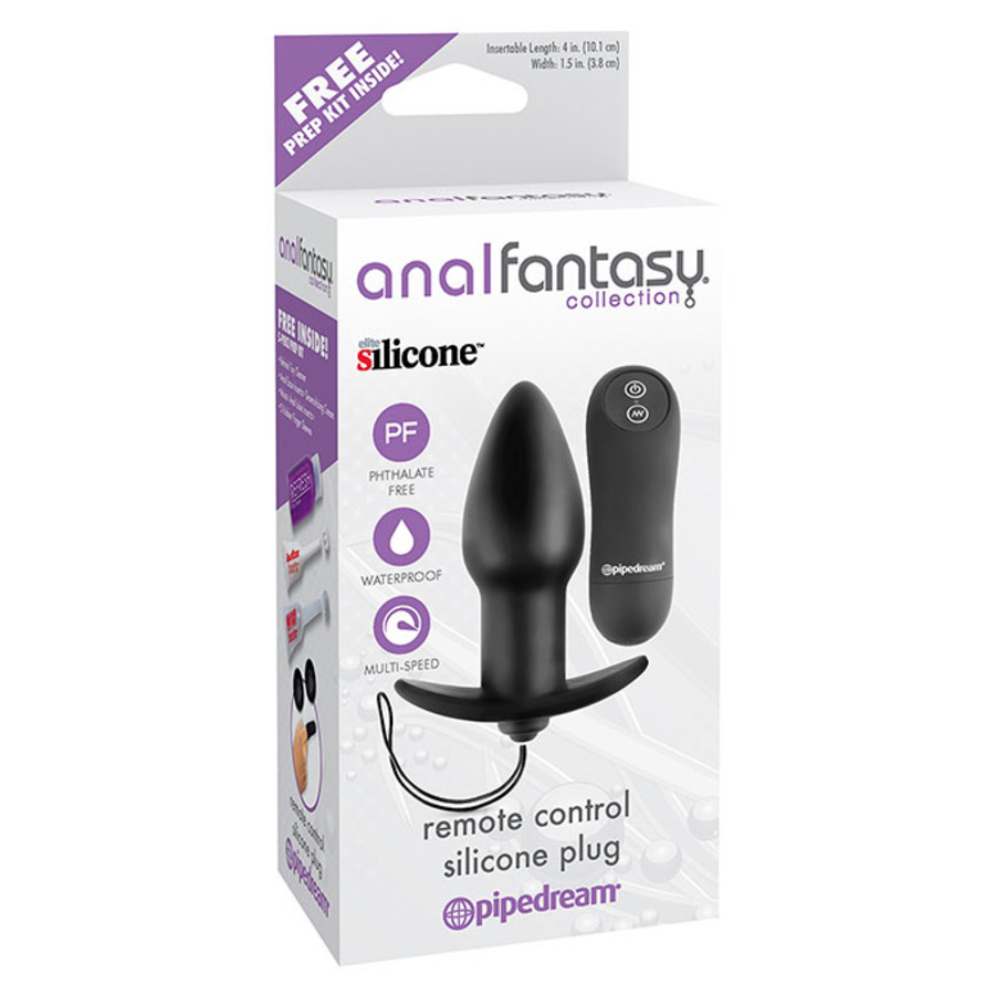 Pipedream - Wireless Remote Controlled Vibrating Buttplug Black Anal Toys