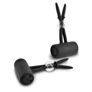 Fetish Fantasy - Vibrating Clamps Lassos Black S&M