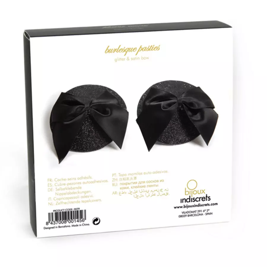 Bijoux Indiscrets - Burlesque Pasties Bow Nipple Stickers Lingerie