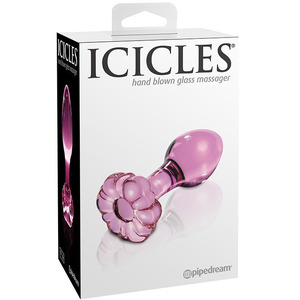Pipedream Icicles - No. 48 Glass Buttplug Pink Anal Toys