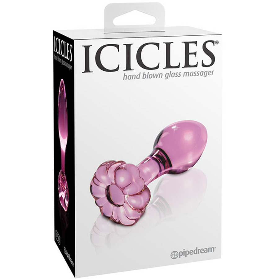 Pipedream Icicles - No. 48 Glazen Buttplug Roze Anale Speeltjes