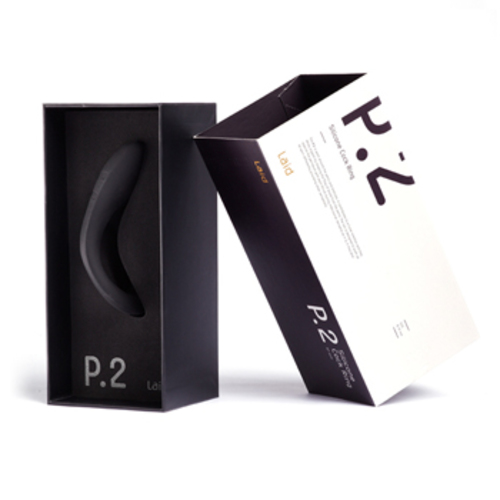 Laid - P. 2 Siliconen Cockring 51.5 mm Zwart afbeelding 2