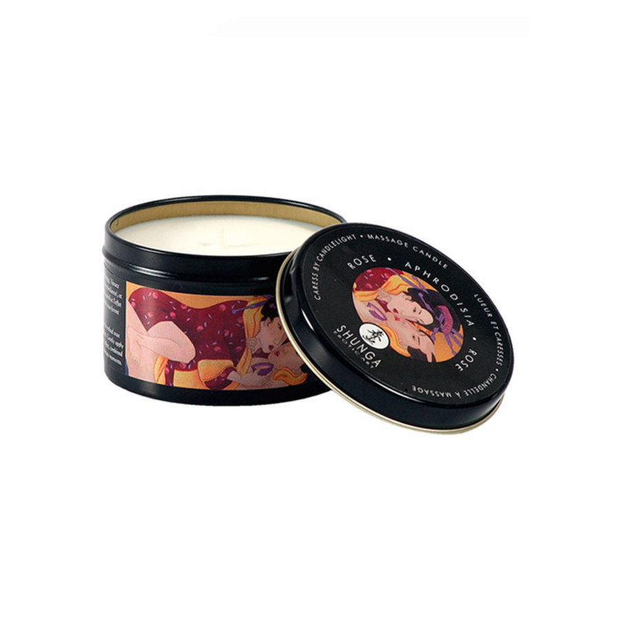 Shunga - Massagekaars Afrodisiac & Rozen Accessoires