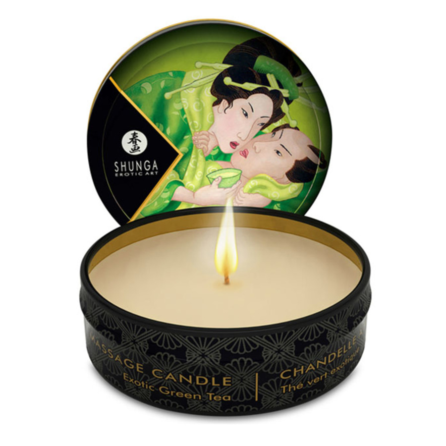 Shunga - Massage Candle Green Tea 30 ml Accessoires