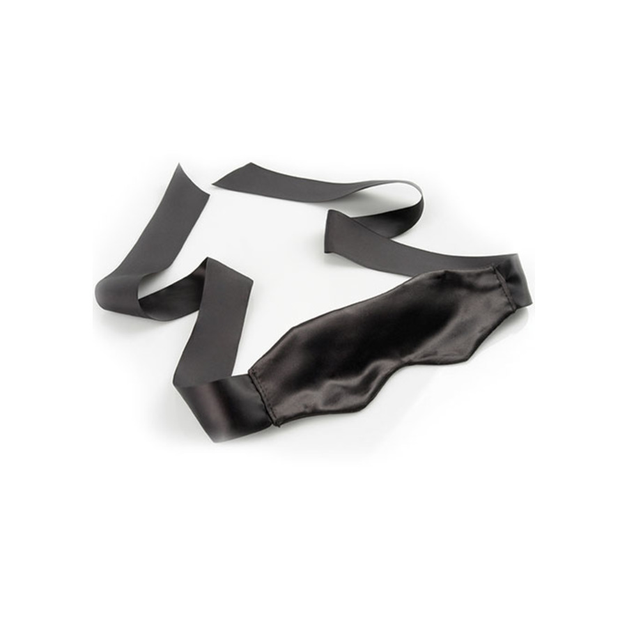 FF Grey - Satin Blindfold Black S&M