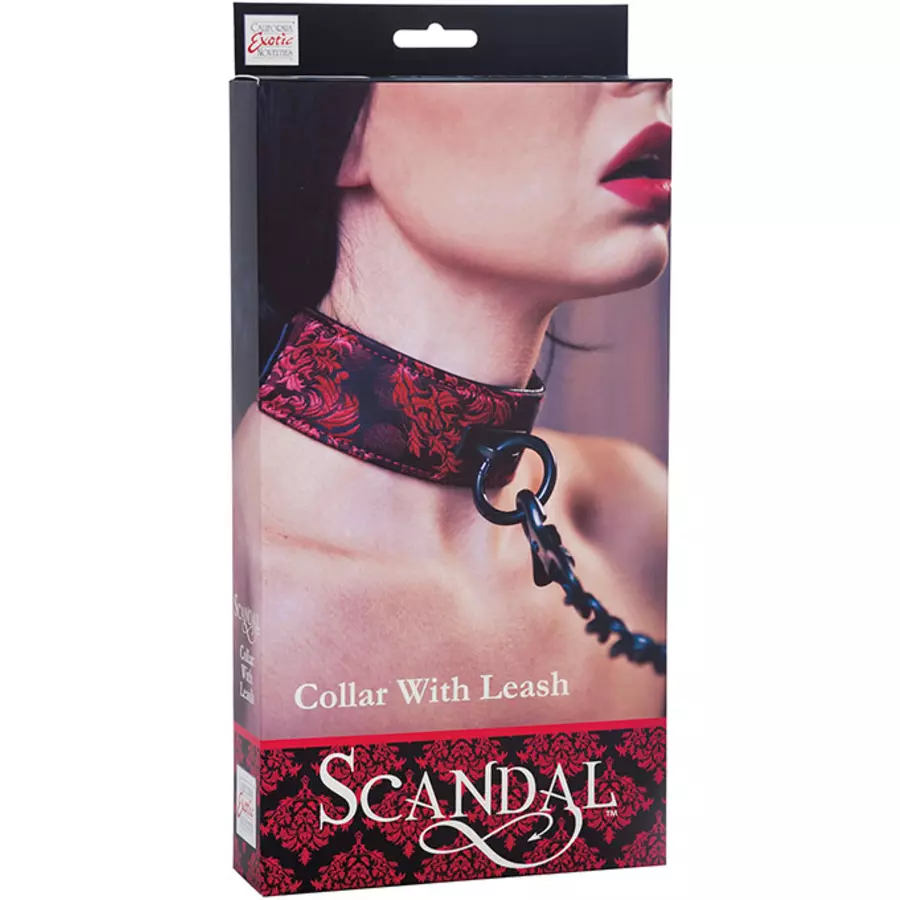 Scandal - Halsband Met Ketting Zwart SM