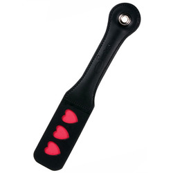 Sportsheets - Leather Impression Paddle Hearts Sportsheets - Leather Impression Paddle Hearts S&M