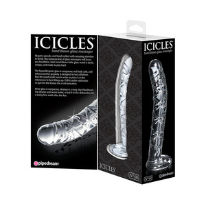 Pipedream Icicles - Glass Dildo No. 60 Clear Toys for Her