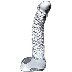 Pipedream Icicles - Glass Dildo No. 61 Clear Pipedream Icicles - Glass Dildo No. 61 Clear Toys for Her