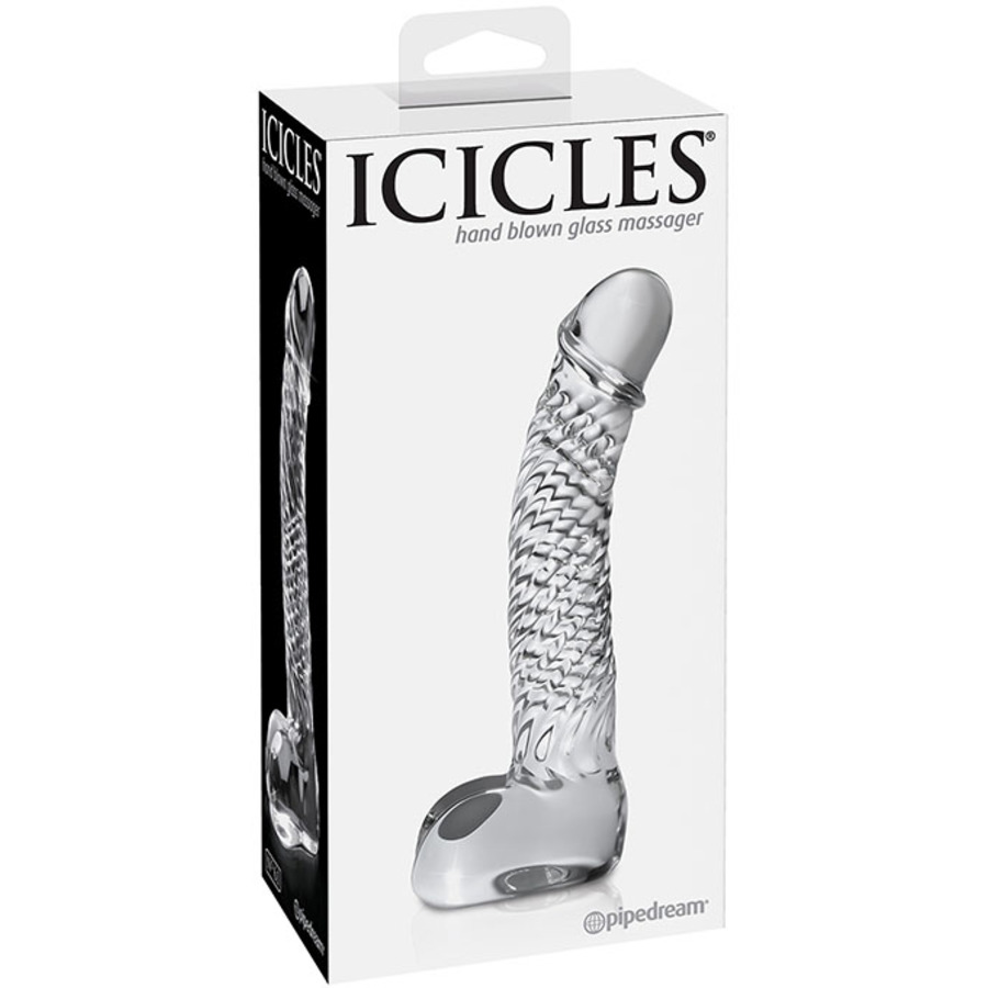 Pipedream Icicles - Glass Dildo No. 61 Clear Toys for Her