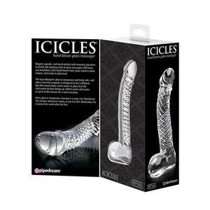 Pipedream Icicles - Glass Dildo No. 61 Clear Toys for Her