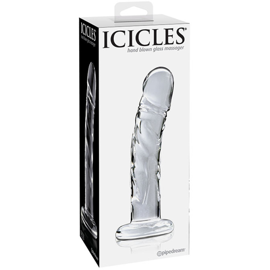 Pipedream Icicles - Glass Dildo No. 62 Clear Toys for Her