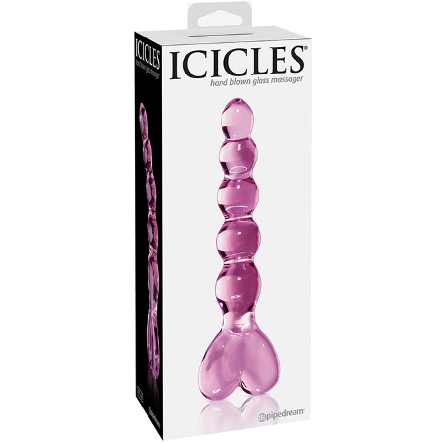 Pipedream Icicles - Glass Dildo No. 43 Pink Toys for Her