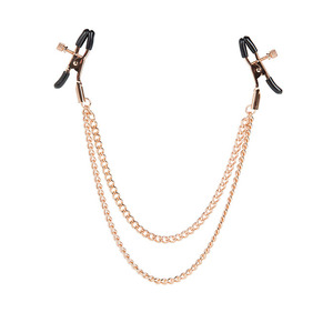 Entice - Nipple Clamps With Double Chain S&M