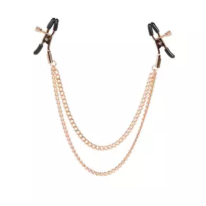 Entice - Tepelklemmen Met Dubbele Ketting SM