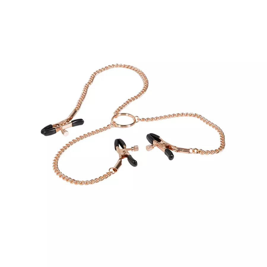 Entice - Tepelklemmen Met Ketting En Clitorisketting SM