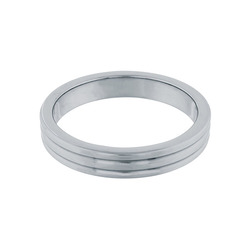 Steel Power - Stainless Metal Ribbed Cockring 5cm Steel Power - Stainless Metal Ribbed Cockring 5cm Toys for Him