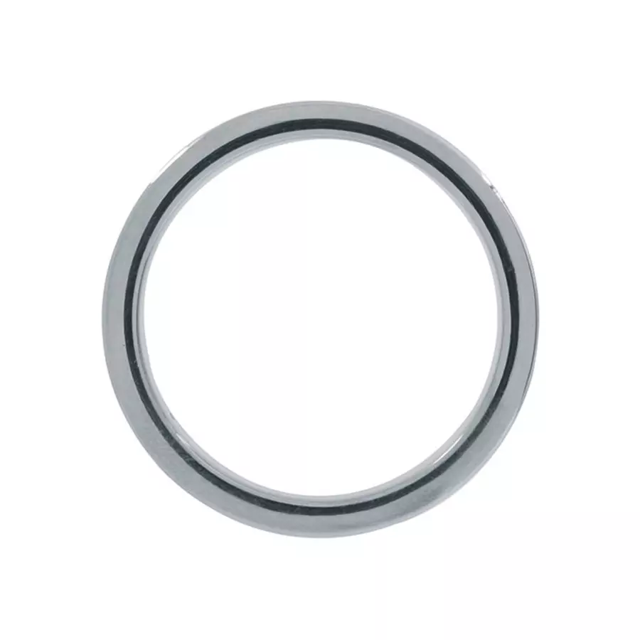 Steel Power - Stainless Metal Ribbed Cockring 5cm Toys for Him