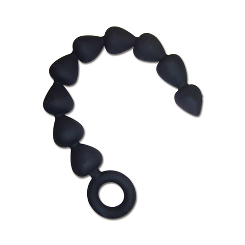 S&M - Zwarte Siliconen Anaal Beads S&M - Zwarte Siliconen Anaal Beads