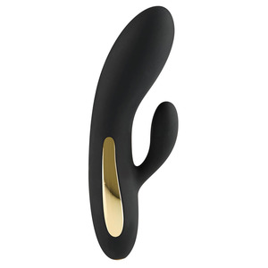 Luz - Splendor Rabbit Vibrator Black Toys for Her