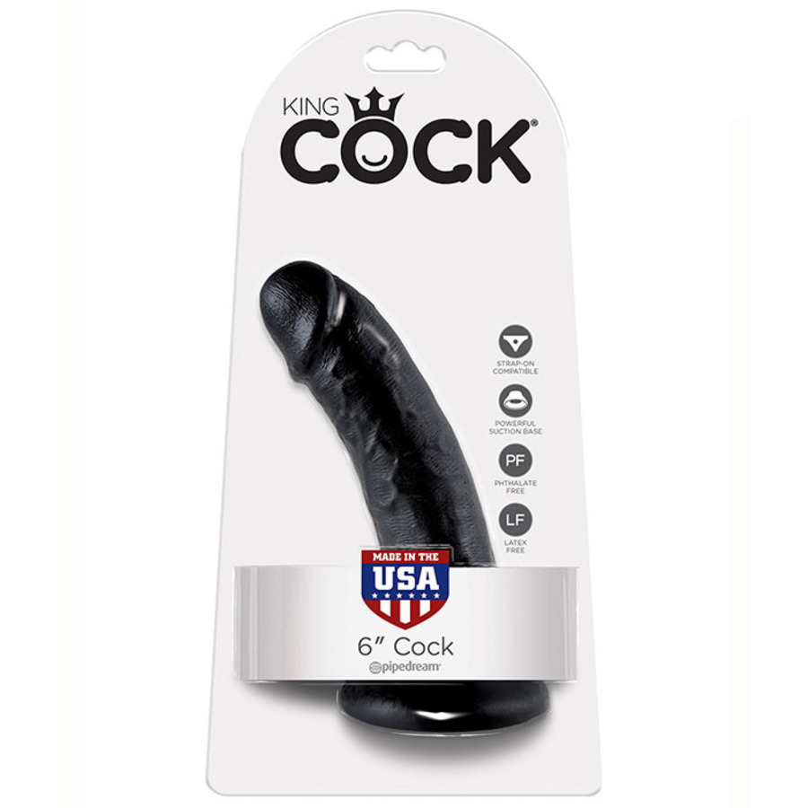 Pipedream - King Cock Dildo Met Zuignap 15cm Zwart Vrouwen Speeltjes