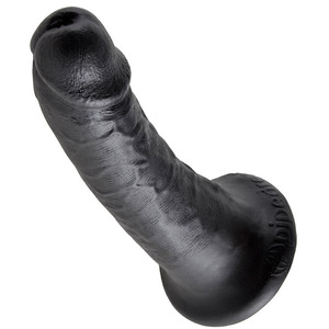 Pipedream - King Cock Dildo With Suction Cup 15cm Black Toys for Her