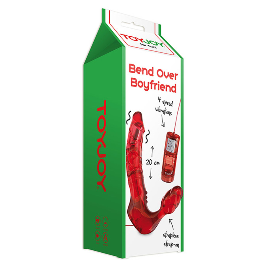 ToyJoy - Bend Over Boyfriend Vibrerende Strap On Vrouwen Speeltjes