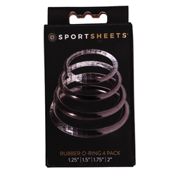 Sportsheets - O-Rings Set 4 Assorted Sizes Cockring Sportsheets - O-Rings Set 4 Assorted Sizes Cockring Toys for Him