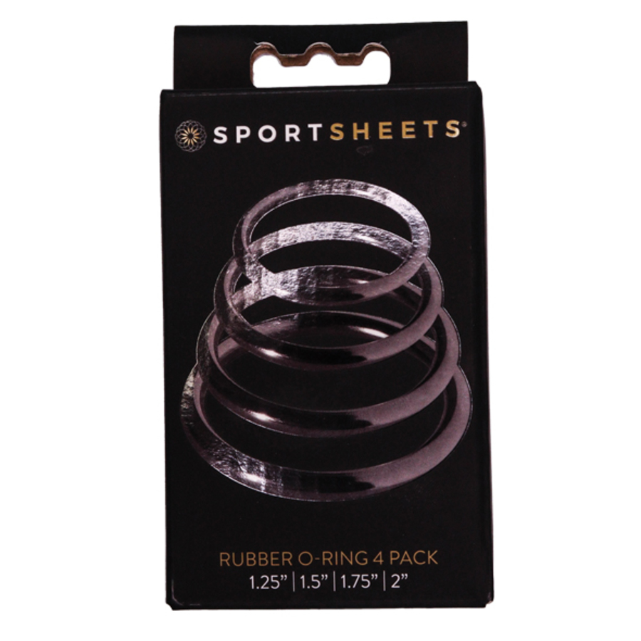 Sportsheets - O-Rings Set van 4 Cockringen Mannen Speeltjes