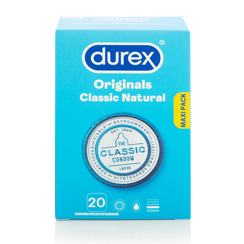 Durex - Classic Natural Condooms 20 st