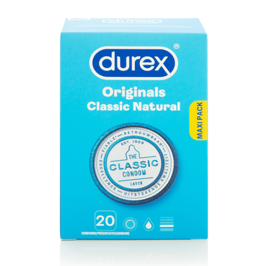 Durex - Classic Natural Condoms 20 pcs Accessoires